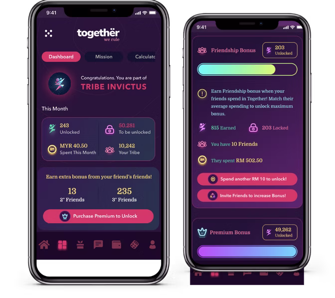 Togethër app screenshot