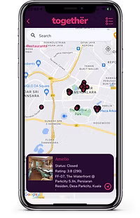 Togethër app screenshot